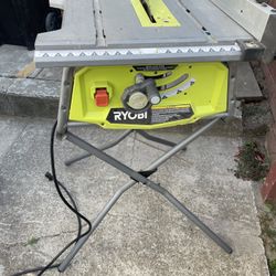 Ryobi 10” Jobsite Table Saw