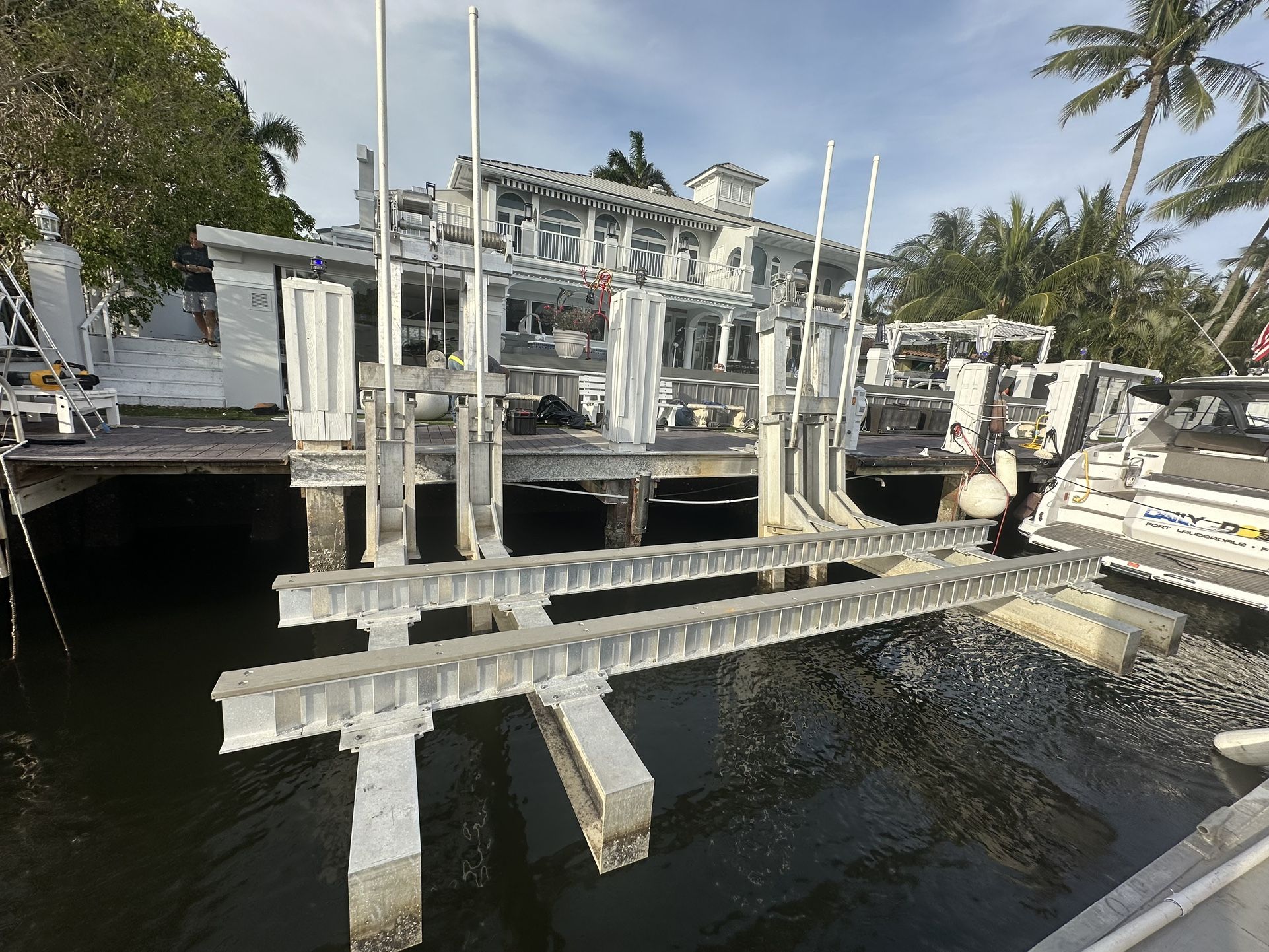 40,000 lbs Boat Lift (Nearly New - $35,000)