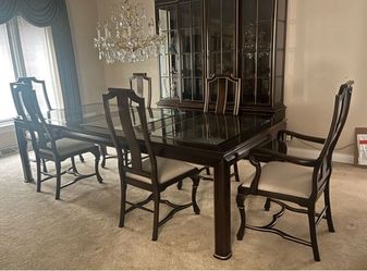 Dining Table and China Cabinet Set