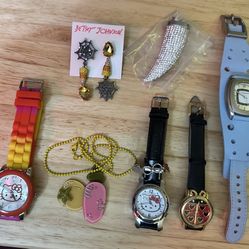 Watches, Bracelets, Earrings