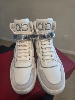 Ferragamo metallic high tops