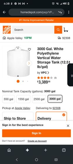 water tank