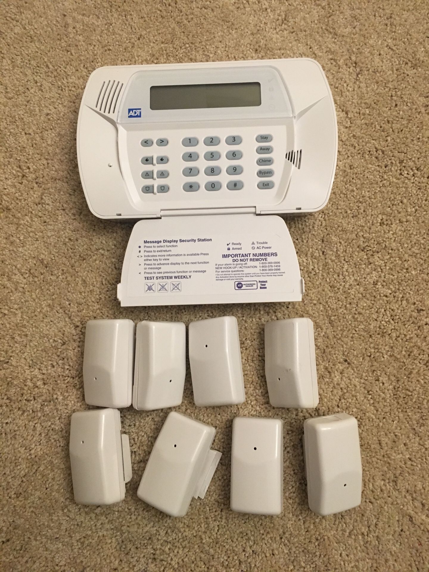 ADT Alarm System scw9057g-433 Montgomery, Oh