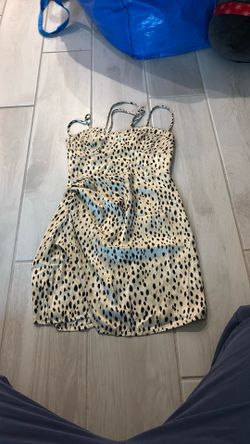 Zara Cheetah Corset Top Mini Dress