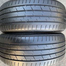 Two 245-40-21 Bridgestone Potenza RFT Run Flat