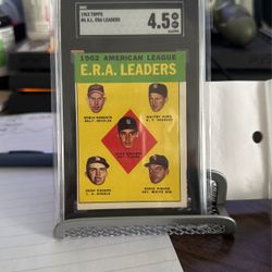 1963 Topps All-Star E R A. Whitey Ford Robin Roberts.