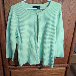 Light Green Cardigan 