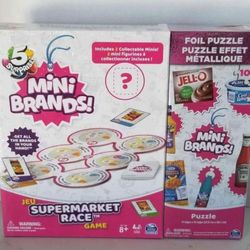 Mini Brands Game and Puzzle Set NEW 