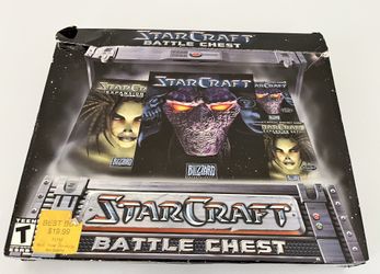 Vintage 1998 StarCraft Battle Chest Game Blizzard Entertainment PC MAC Complete