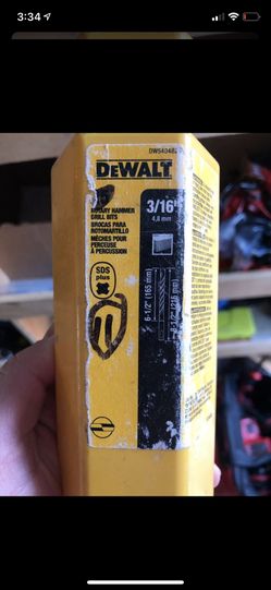 Dewalt 3/16 Sds plus drill bit