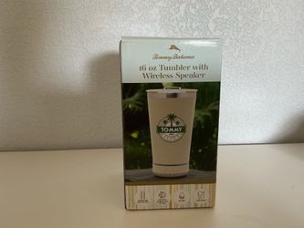 Tumbler with wireless speaker