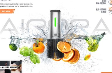 🔥🔥MIRA Detox Ozone+Ultrasound Fruit, Veggie, Meat... Cleaner