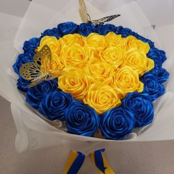Ribbon Rose Bouquet 