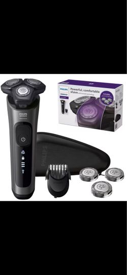 Philips Norelco Shaver 6600 with SenseIQ Technology, Series 6000.SkinProtect Blades, 360° Contour Heads and Smart Hair Sensor