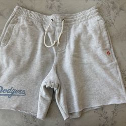 Homage Los Angeles Dodgers Logo Sweat Shorts Size L