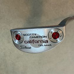 Scotty Cameron California Delmar 35” Putter plus cover Right Handed