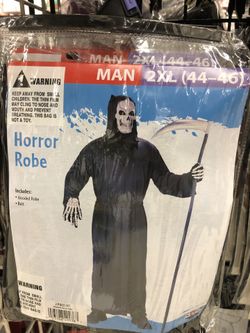 Horror robe Halloween costume for adults
