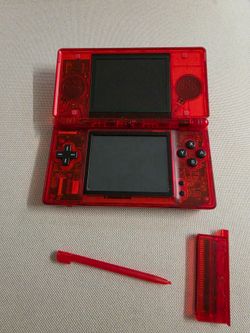 Nintendo DS lite Transparent red