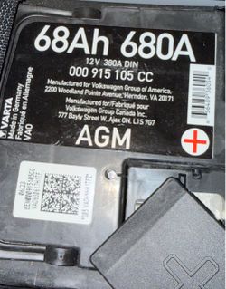 Battery audi mercedes vw bmw and more 68Ah Varta very good condition