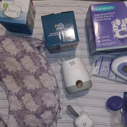 Lansinoh Baby Feeding Bundle(Pump+Extras)