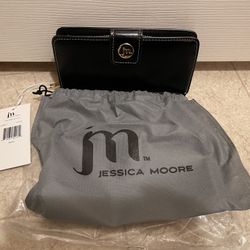 NEW JESSICA MOORE TEXTURED WALLET 