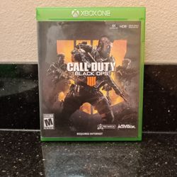 Xbox One Call Of Duty Black Ops 4