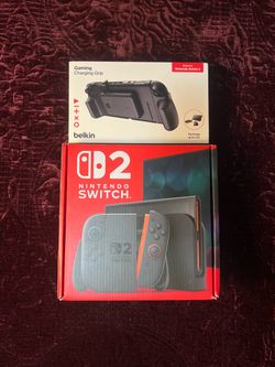 Nintendo Switch 2 + Belkin Charging Grip