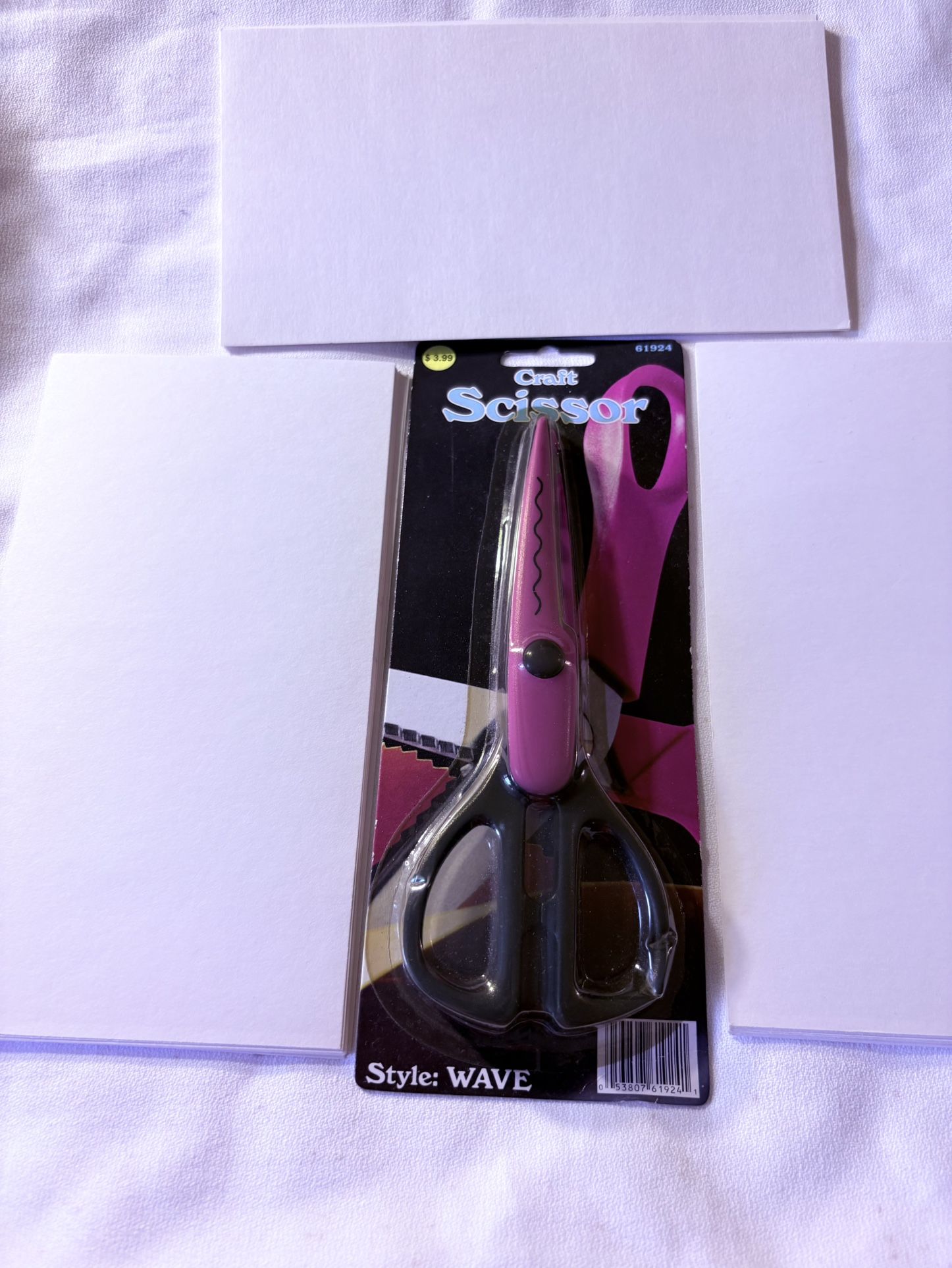 Craft Scissors With Card Stock Paper