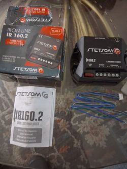Stetson Iron Line IR 160.2 Class D Amplifier Brand New