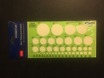 Staedtler Mars professional template circle
