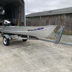 Titled Boat And Trailer