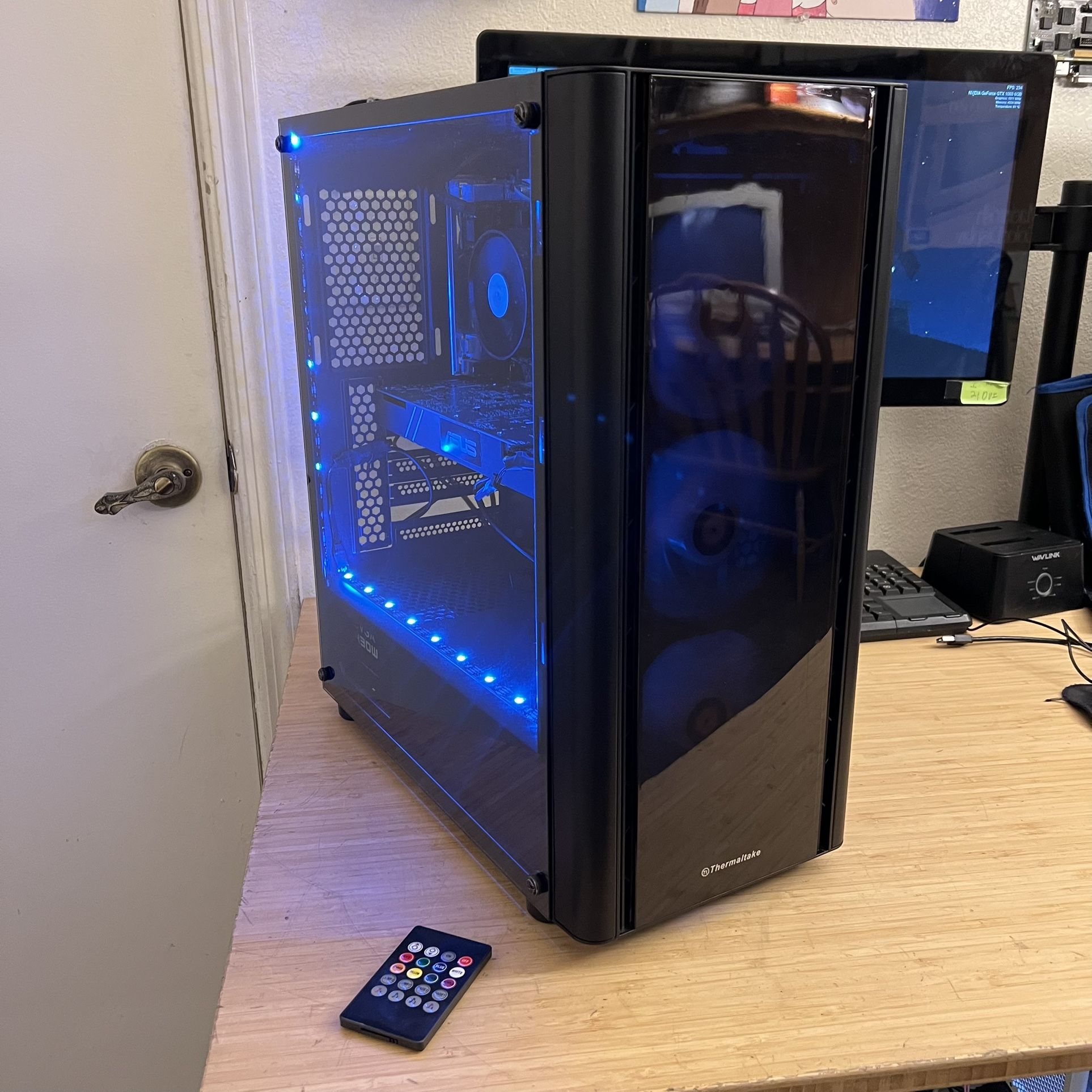 FAST Custom Built Gaming PC / Intel Core i5 8400 (6-Cores) CPU / 16GB DDR4 RAM / GeForce GTX 1060 6GB GPU / 240GB SSD + 1TB HDD / RGB / Windows 11 Pro