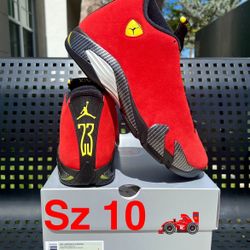 Jordan 14 Retro Ferrari Sz 10 2025 NEW Brick
