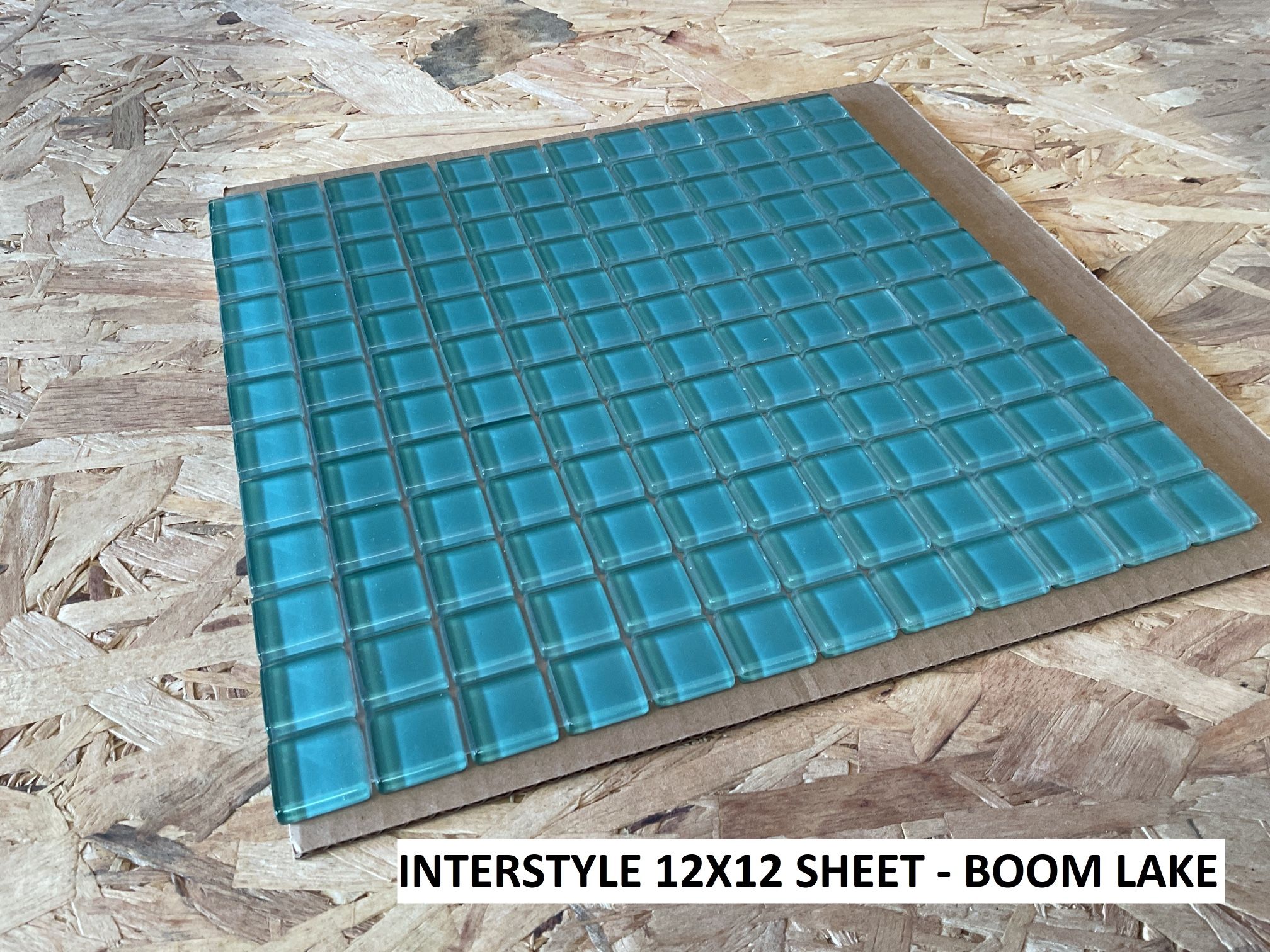 Assorted Tile In White, Orange/red, And Blue