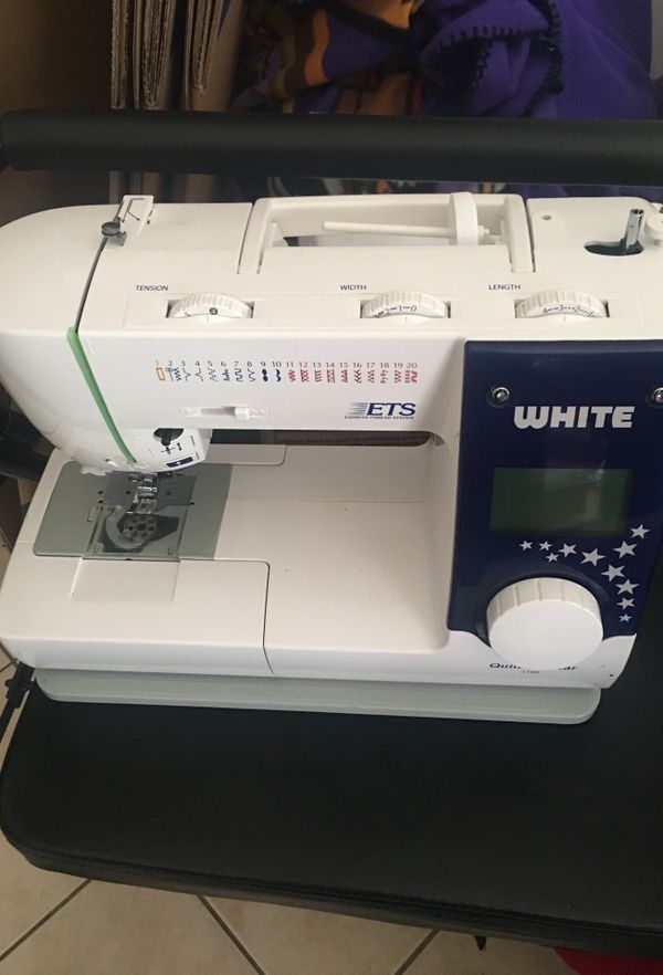 White ETS Quilters Sewing Machine for Sale in Clermont, FL OfferUp