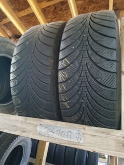 265 70 17 (2) used snow tires free install