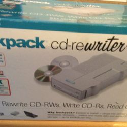 Backpack Cd-rewriter $25/BO