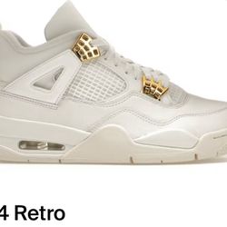 Jordan 4 - Metallic Gold Size 10 male Brand New 