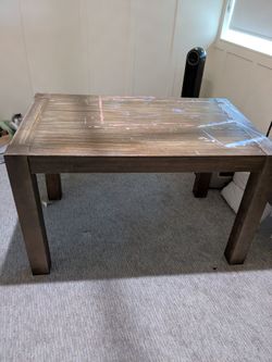 Nathan James Solid Rustic Farmhouse Table (Dining, Study or Art)