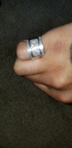 ѕιlver dιaмond rιng ѕιze 6 real dιaмond no cz