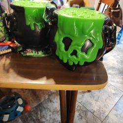 Disney Light Up Cauldron Halloween Popcorn Bucket 