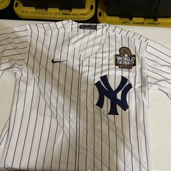 NY Yankees #99 Judge With World Series Patch Adult Sizes Small Up To 3XL 