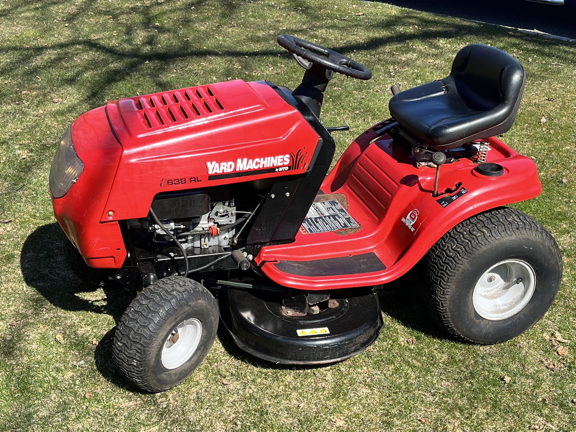 Yard machine 638rl manual deals
