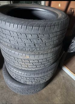 4x 225/55r18 used tires