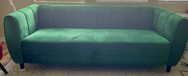 Green Velvet Sofa