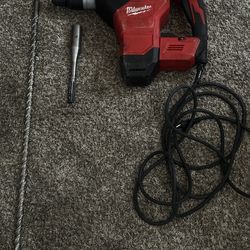 MILWAUKEE ROTOR HAMMER SDS MAX/HAMMER AND DRILL OPTION