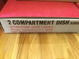 Vintage compartment tray new in box 1970