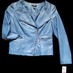 Alfani Faux  Motto Jacket