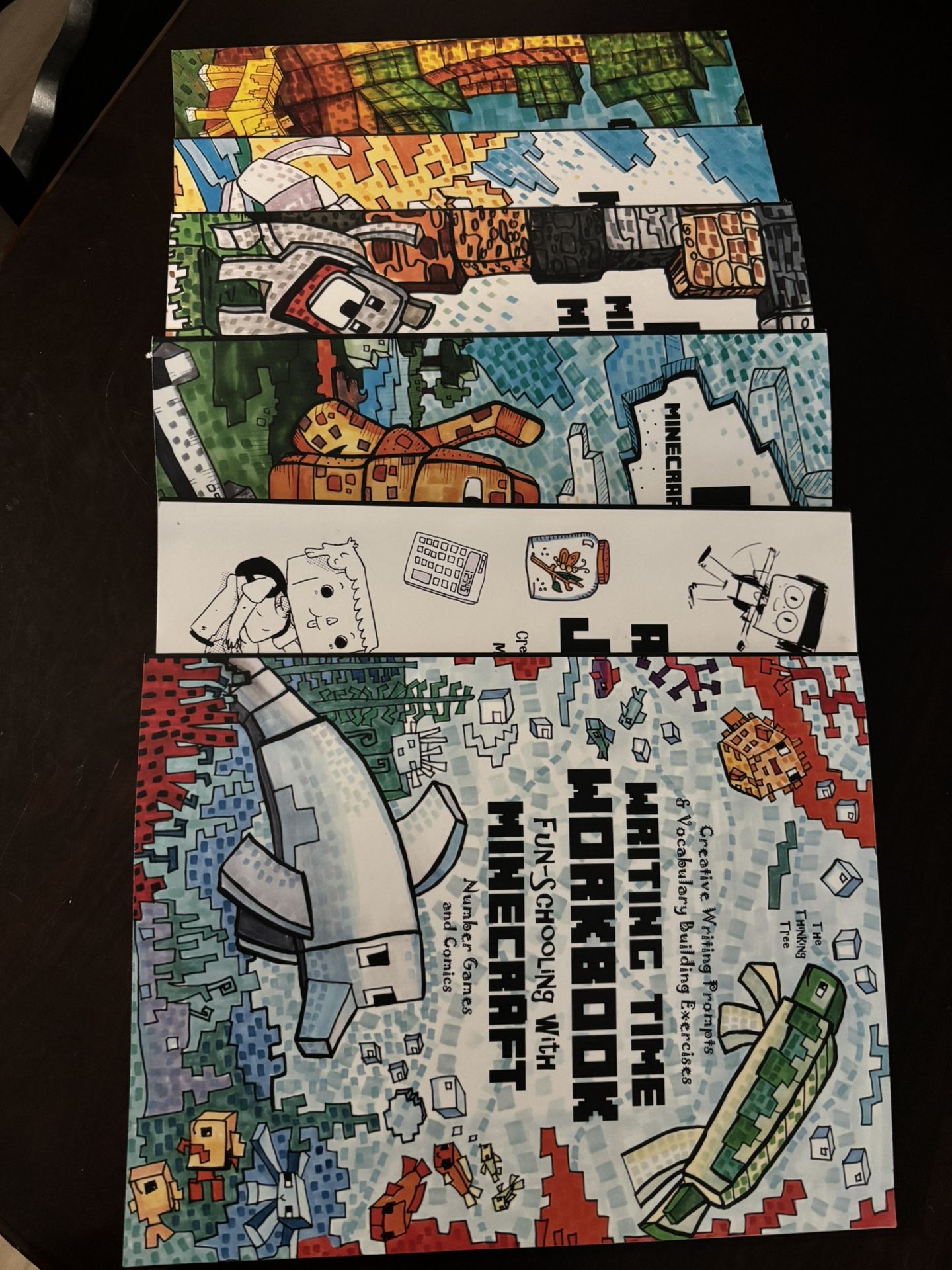 NEW Fun-Schooling with Minecraft Workbook Set – 6 Books! Homeschool | STEM | Creative Learning