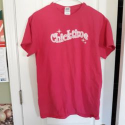 Pink Chicktime Shirt Size MEDIUM 